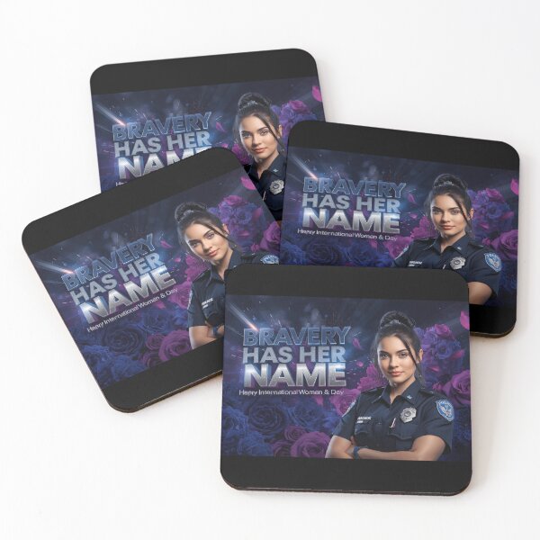 Item preview, Bravery Has Her Name – Female Police Officer Pride Design designed and sold by YourTrendyTees.