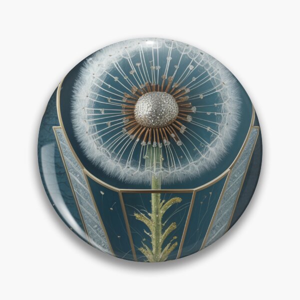 Item preview, Art Deco Dandelion Seed Head designed and sold by StudioInTheBack.