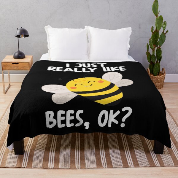 Item preview, I Just Really Like Bees Ok? designed and sold by GabbyKash.