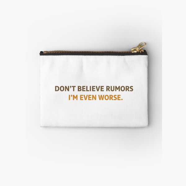 Item preview, Don’t Believe Rumors – I’m Even Worse | Funny Sarcastic Statement Shirt designed and sold by SVALANART.