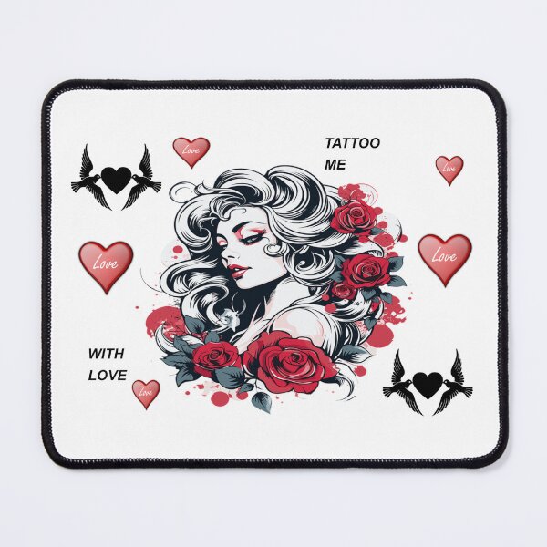 Item preview, Tattoo Me with Love – Romantic & Artistic Ink-Inspired Design designed and sold by oceantospace.