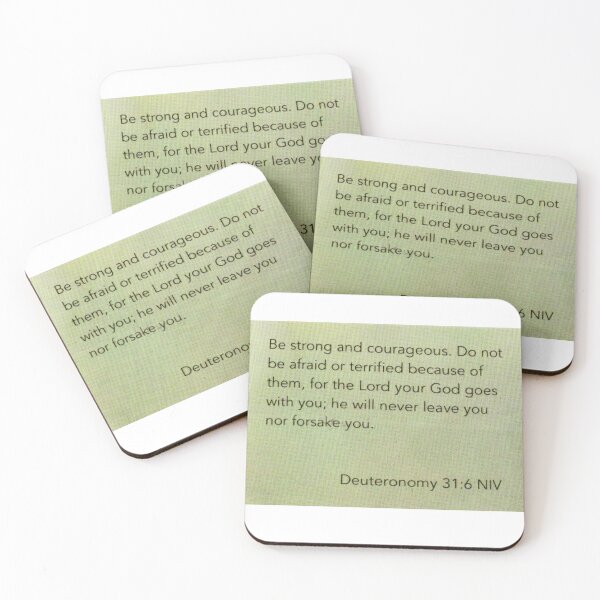 Item preview, Deuteronomy 31:6 NIV designed and sold by di-Vera-Rosati.