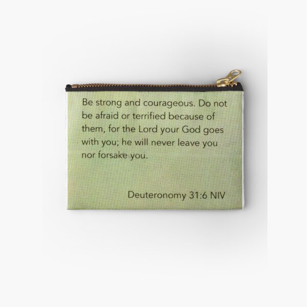 Item preview, Deuteronomy 31:6 NIV designed and sold by di-Vera-Rosati.