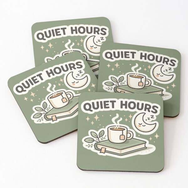 Item preview, Quiet Hours Tea & Book designed and sold by ViralCollector.