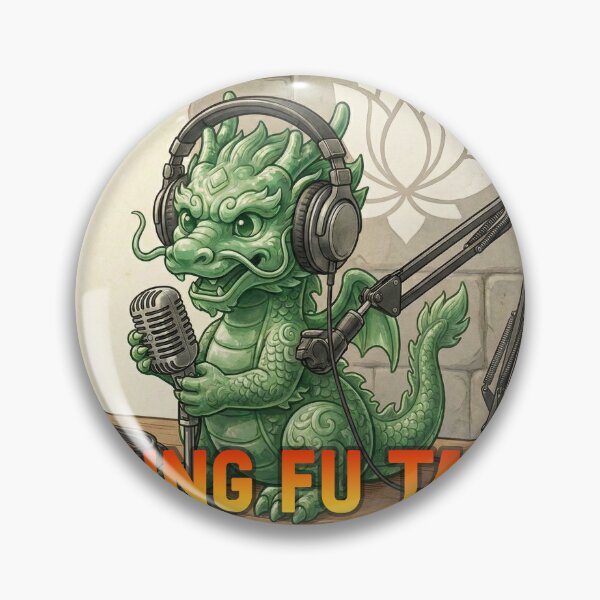 Item preview, Kung Fu Talk The Best Martial Arts Podcast designed and sold by Fei Long Design Hub.