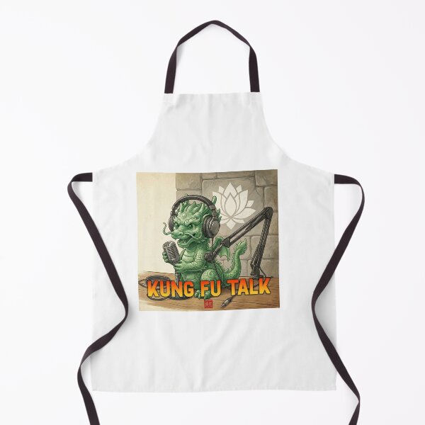Item preview, Kung Fu Talk The Best Martial Arts Podcast designed and sold by Fei Long Design Hub.