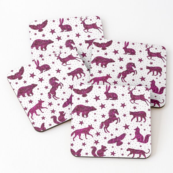 Item preview, Pink star animals designed and sold by Ana Gorozpe.