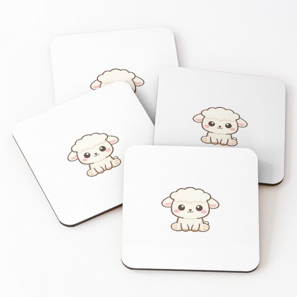 Item preview, Adorable baby farm sheep, kawaii style designed and sold by susybetty.