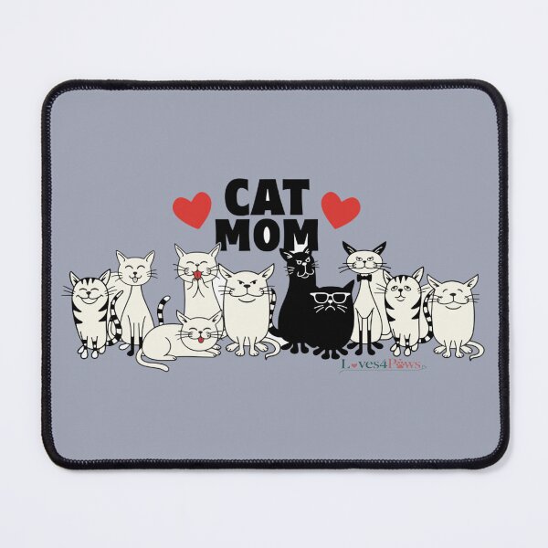 Item preview, T-shirt Cat Mom designed and sold by Loves4paws.