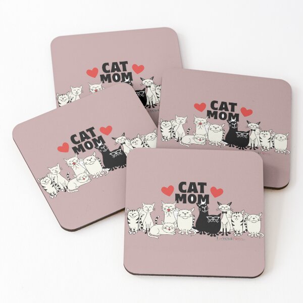 Item preview, T-shirt Cat Mom designed and sold by Loves4paws.