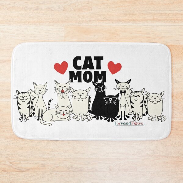 Item preview, T-shirt Cat Mom designed and sold by Loves4paws.