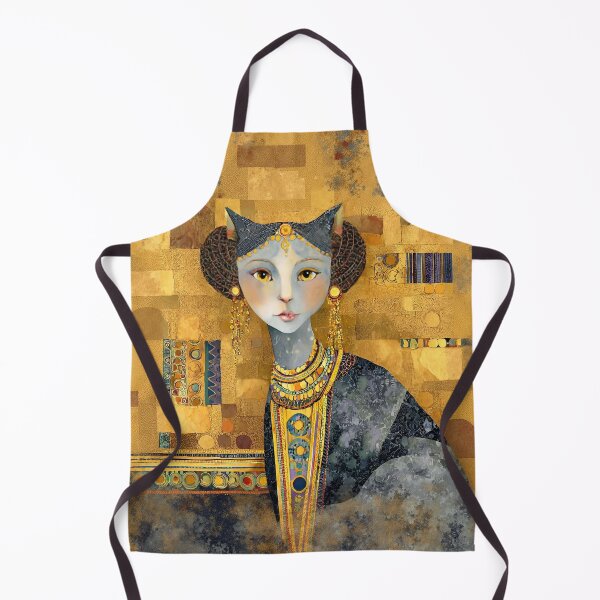 Item preview, Klimt Cat Goddess Bastet designed and sold by Vicky Brago-Mitchell®.