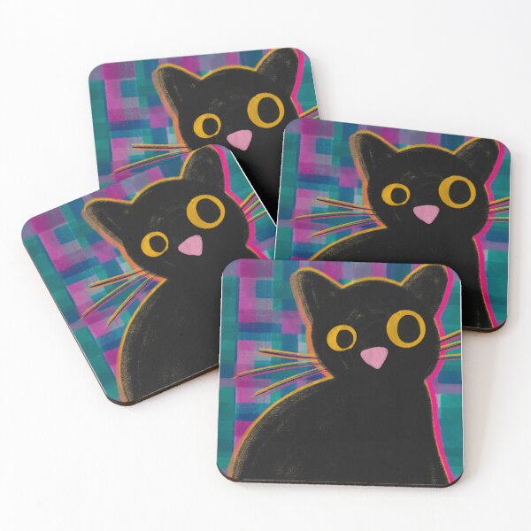 Item preview, curious cat designed and sold by hannahrose143.