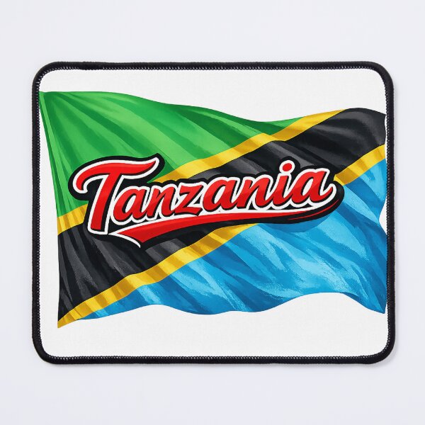 Item preview, Tanzania Waving Flag Design – Tanzanian Pride Patriotic Graphic designed and sold by GarnerSupplyCo.