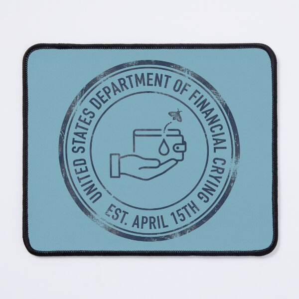 Item preview, United States Department Of Financial Crying Tax Day Humor designed and sold by GrafTeesLab.