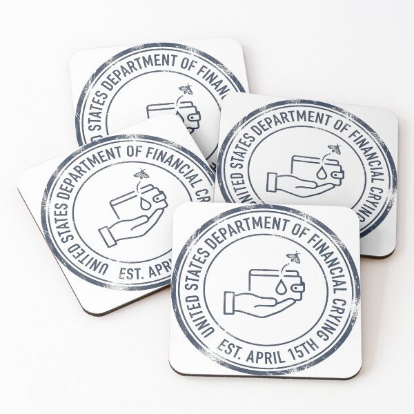 Item preview, United States Department Of Financial Crying Tax Day Humor designed and sold by GrafTeesLab.