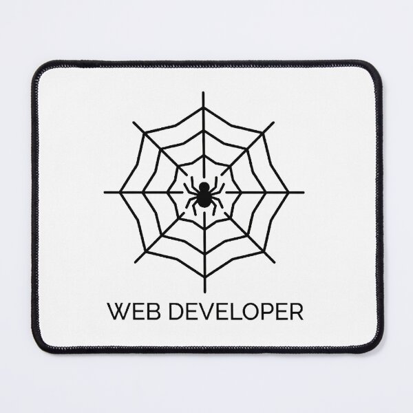 Item preview, Web Developer Spider - Funny Coding Humor Line Art designed and sold by Tamer ⭐⭐⭐⭐⭐.