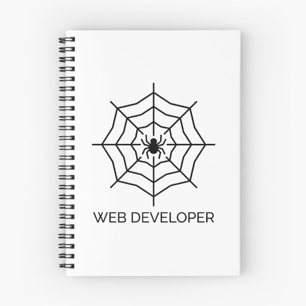 Item preview, Web Developer Spider - Funny Coding Humor Line Art designed and sold by Tamer ⭐⭐⭐⭐⭐.