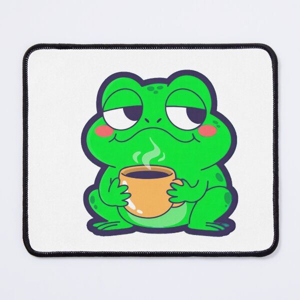 Item preview, Sleepy Frog Coffee Lover designed and sold by SkyLark Studio.