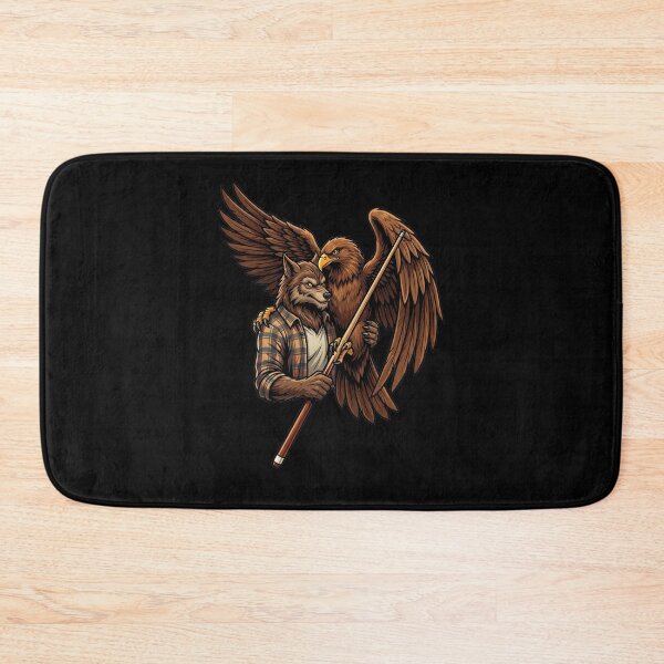 Item preview, Werewolf and Eagle play billiards designed and sold by ReneMM.