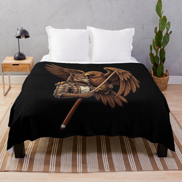 Item preview, Werewolf and Eagle play billiards designed and sold by ReneMM.