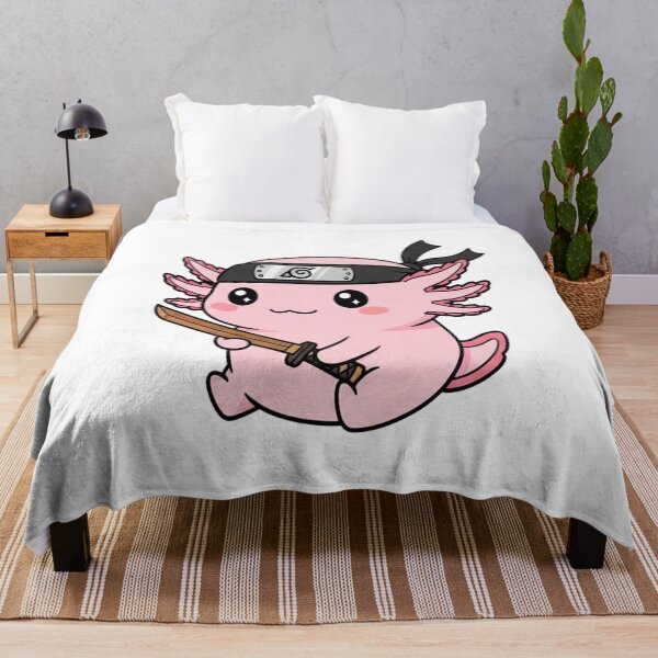 Item preview, Ninjaxolotl – Cute Kawaii Axolotl Ninja Shinobi designed and sold by Ink Dynasty.