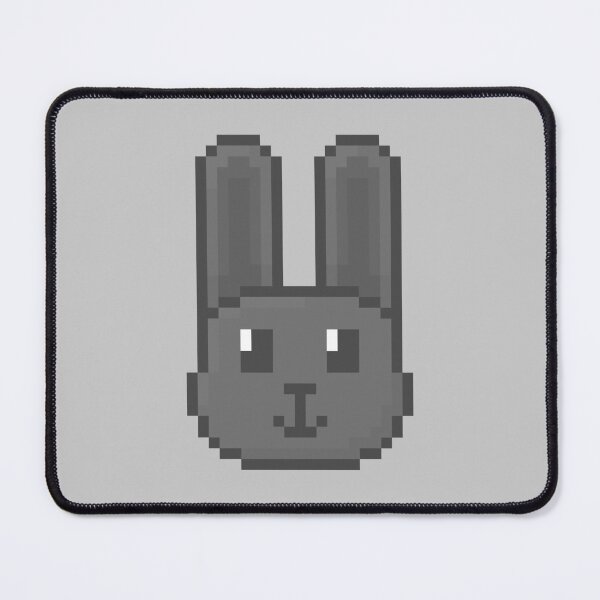 Item preview, Grey Pixel Bunny Rabbit designed and sold by Lilac-Cat.