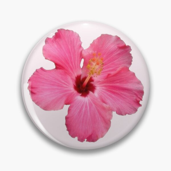 Item preview, pink hibiscus flower sticker designed and sold by inainart.