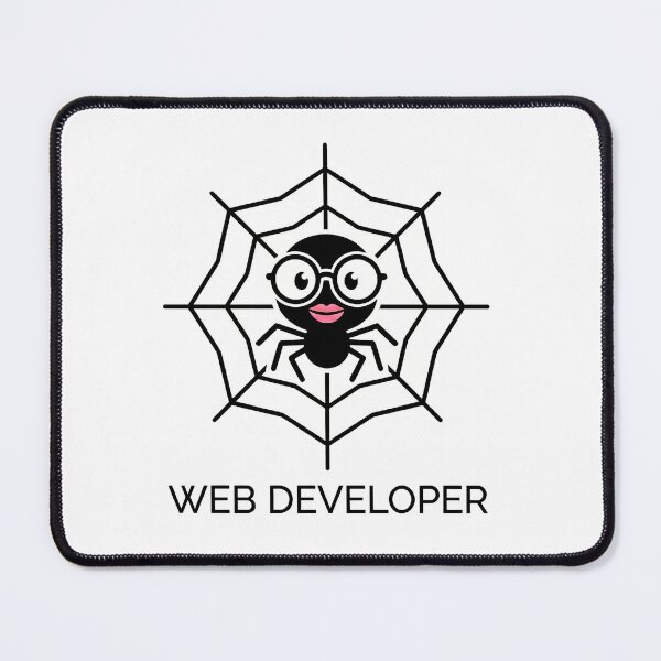 Item preview, Junior Web Developer Spider - Funny Coding Humor Line Art designed and sold by Tamer ⭐⭐⭐⭐⭐.