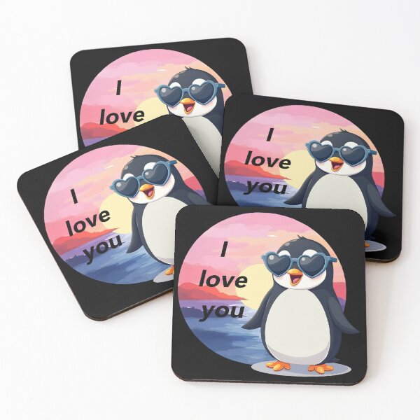 Item preview, Happy Penguin - I Love You designed and sold by Museum Of Non-Existing Art.
