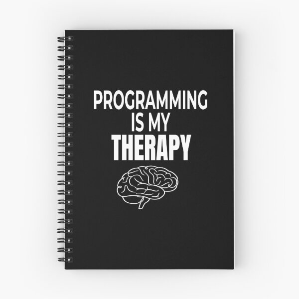 Item preview, Programming Is My Therapy Funny Software Engineer Gift Design designed and sold by Dantin.