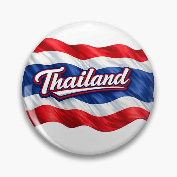 Item preview, Thailand Waving Flag Design – Thai Pride Patriotic Country Graphic designed and sold by GarnerSupplyCo.
