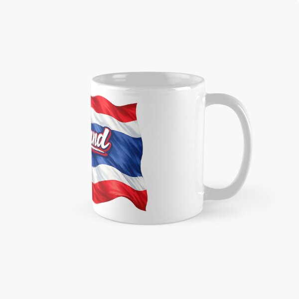 Item preview, Thailand Waving Flag Design – Thai Pride Patriotic Country Graphic designed and sold by GarnerSupplyCo.
