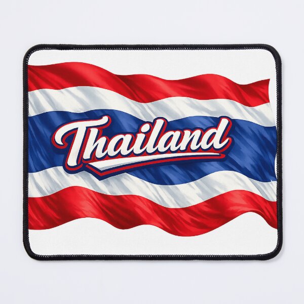 Item preview, Thailand Waving Flag Design – Thai Pride Patriotic Country Graphic designed and sold by GarnerSupplyCo.