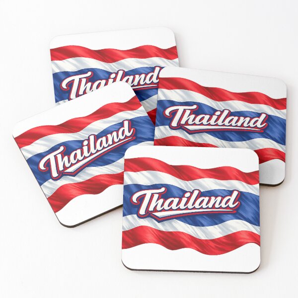 Item preview, Thailand Waving Flag Design – Thai Pride Patriotic Country Graphic designed and sold by GarnerSupplyCo.