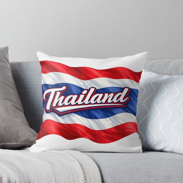 Item preview, Thailand Waving Flag Design – Thai Pride Patriotic Country Graphic designed and sold by GarnerSupplyCo.