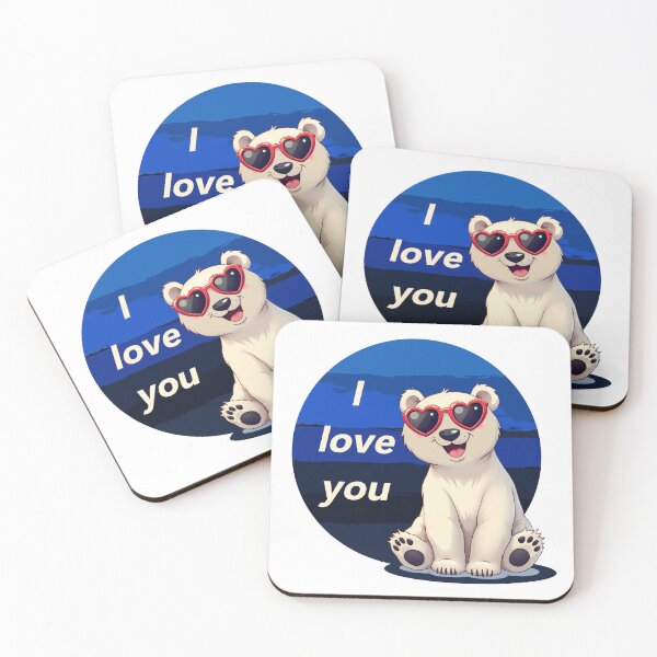 Item preview, Happy Polar Bear - I Love You designed and sold by Museum Of Non-Existing Art.