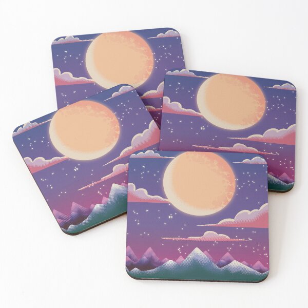 Item preview, Speckle moon and mountain designed and sold by PsalmStudio.
