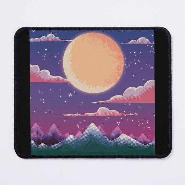 Item preview, Speckle moon and mountain designed and sold by PsalmStudio.