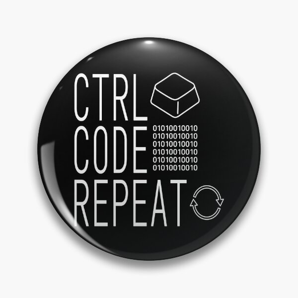 Item preview, Ctrl Code Repeat Programmer Keyboard Shortcut Gift Design designed and sold by Dantin.