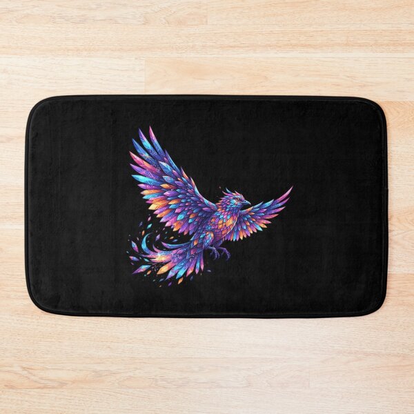 Item preview, Majestic Crystal Phoenix Rising Nebula Art designed and sold by CrystalVanta.