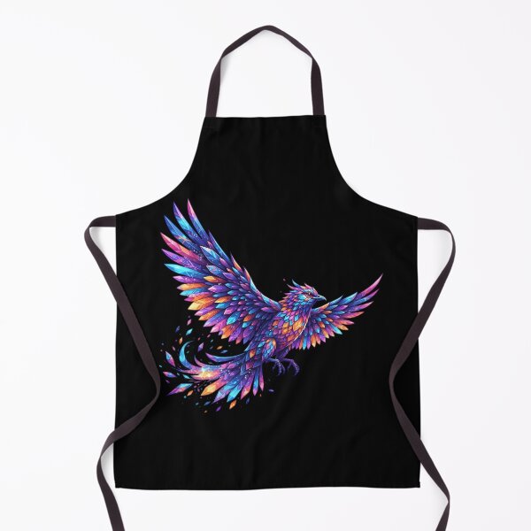 Item preview, Majestic Crystal Phoenix Rising Nebula Art designed and sold by CrystalVanta.