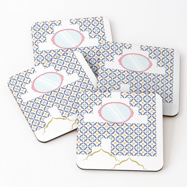 Item preview, Moroccan Tile Floral Seamless Pattern Frame designed and sold by novyron.