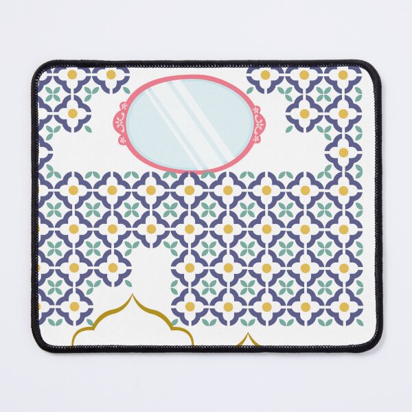 Item preview, Moroccan Tile Floral Seamless Pattern Frame designed and sold by novyron.