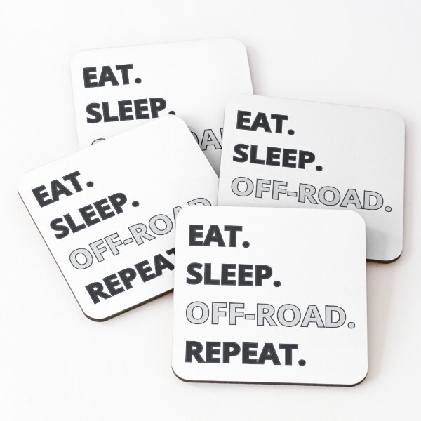 Item preview, Eat Sleep Off-Road Repeat Funny Quote designed and sold by JakubP.