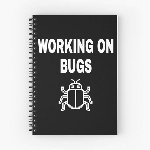 Item preview, Working On Bugs Funny Software Tester Programmer Gift Design designed and sold by Dantin.