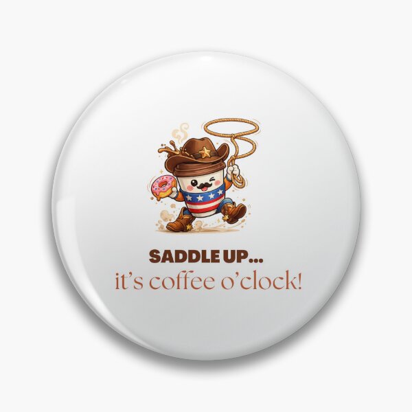 Item preview, Saddle up... it's coffee o'clock! designed and sold by LinseyStyle.