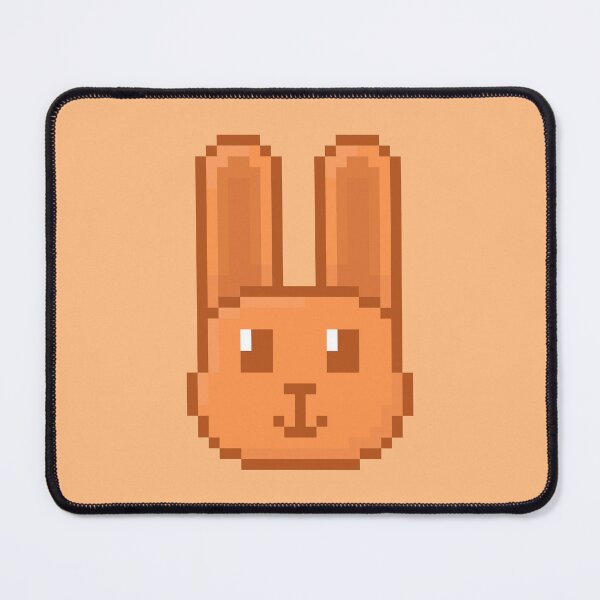 Item preview, Orange Pixel Bunny Rabbit designed and sold by Lilac-Cat.