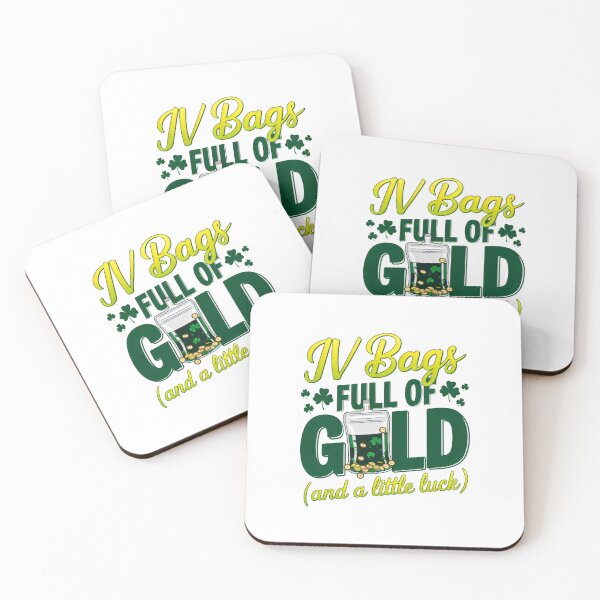 Item preview, iv bags full of gold Happy St Patrick day 2026 designed and sold by VividDripCo.
