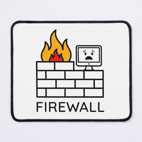 Item preview, Minimalist Firewall - Funny IT, Cybersecurity Humor & Tech Line Art designed and sold by Tamer ⭐⭐⭐⭐⭐.